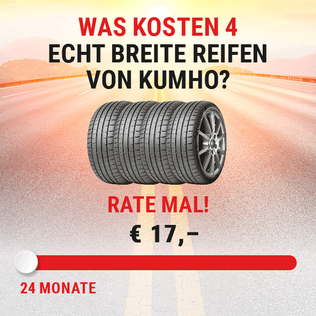 Banner zum Thema Kumho Reifen-Finanzierung