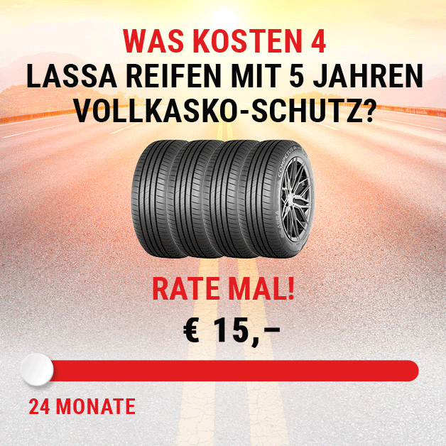 Banner zum Thema Lassa Reifen-Finanzierung