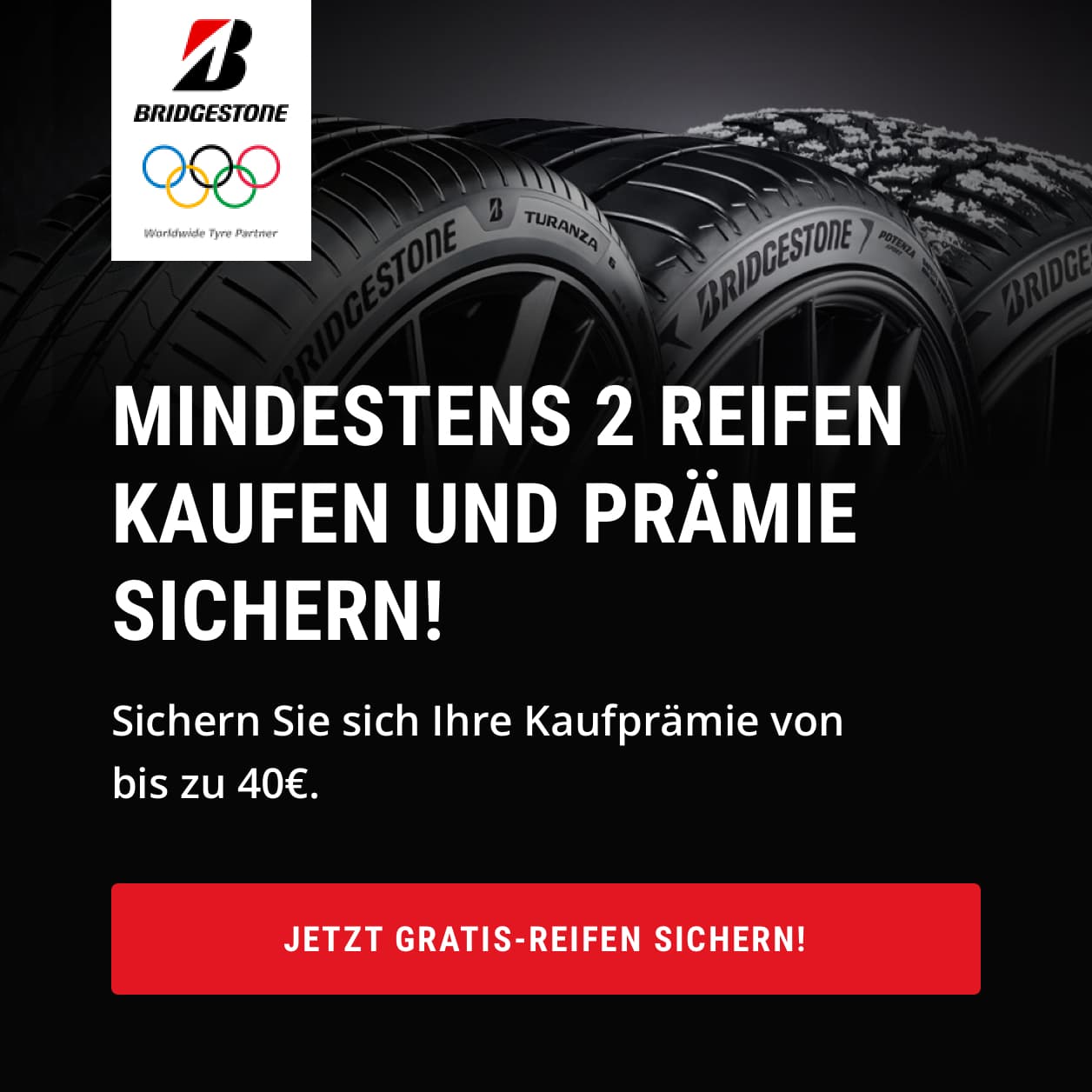 Banner zum Thema Bridgestone Drive Our Best